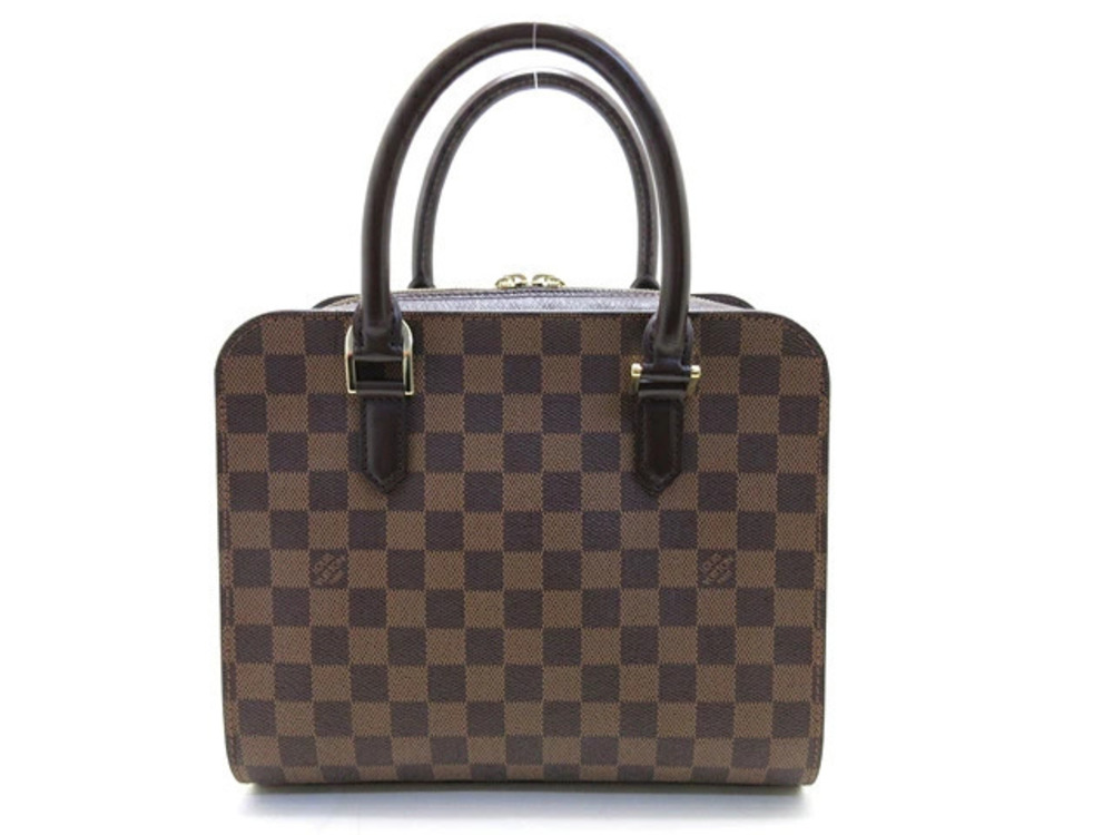 Louis Vuitton Damier Triana Handbag Brown